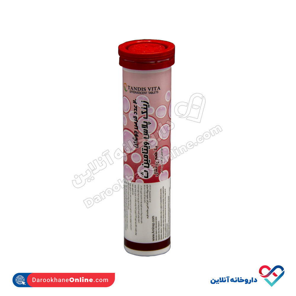 zinc-plus-vitamin-c-1.jpg قرص جوشان زینک پلاس ویتامین ث تندیس ویتا - Image 1